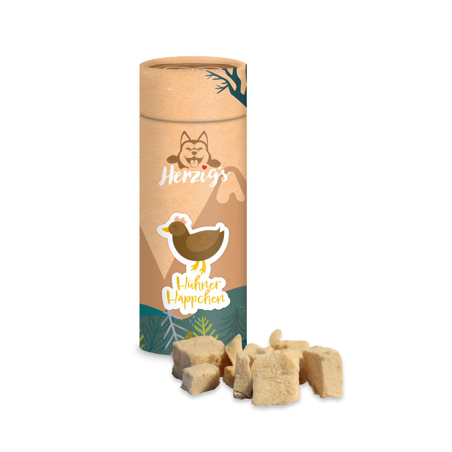 Herzig's SnackTubes Hühnerbrust Häppchen