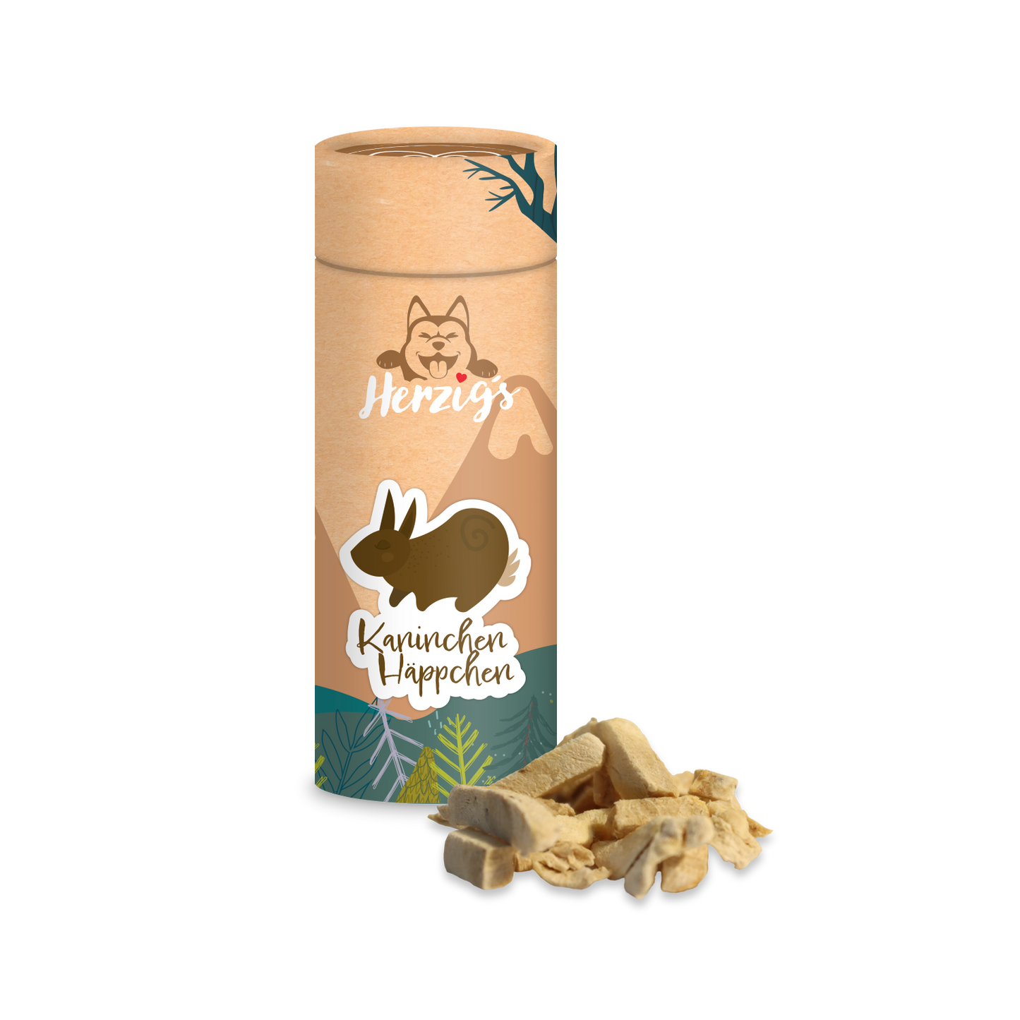 Herzig's SnackTubes Kaninchenfleisch Häppchen