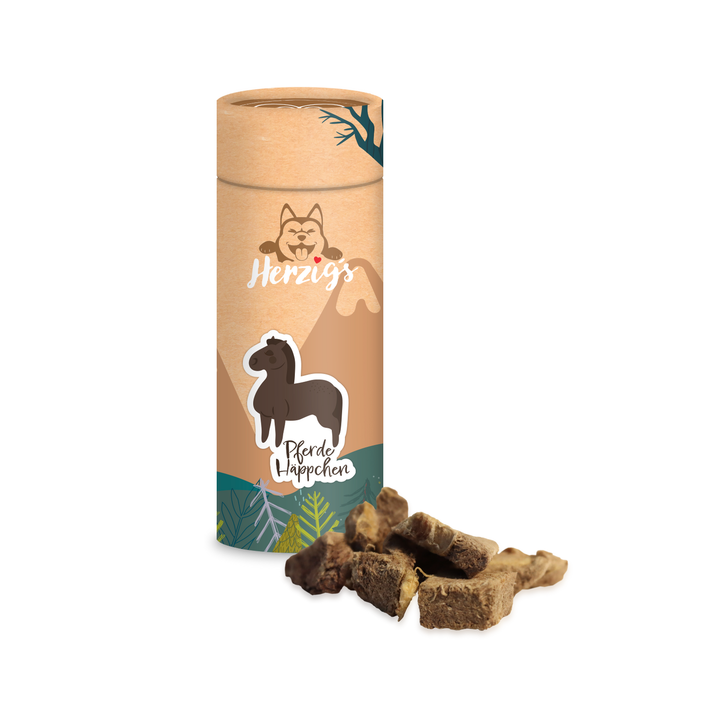 Herzig's SnackTubes Pferdefleisch Häppchen