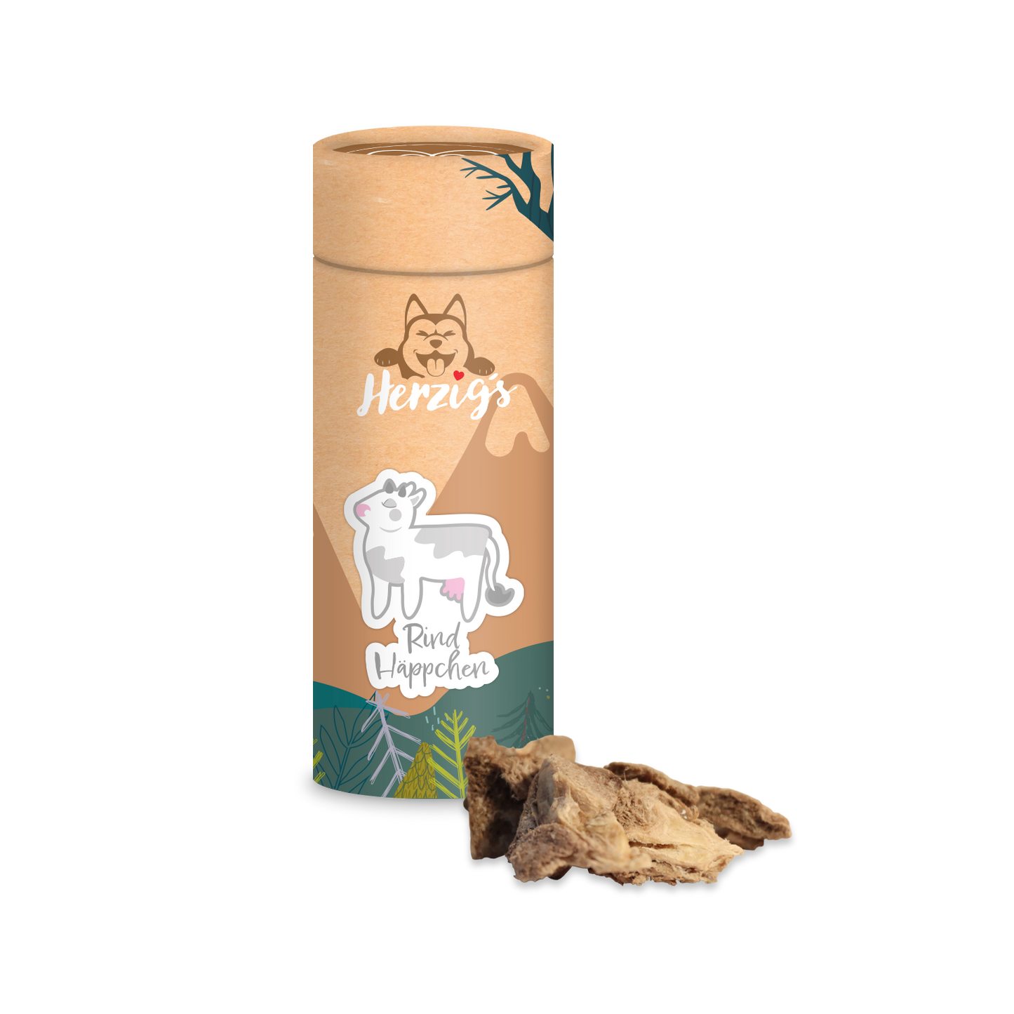 Herzig's SnackTubes Rinderfleisch Häppchen