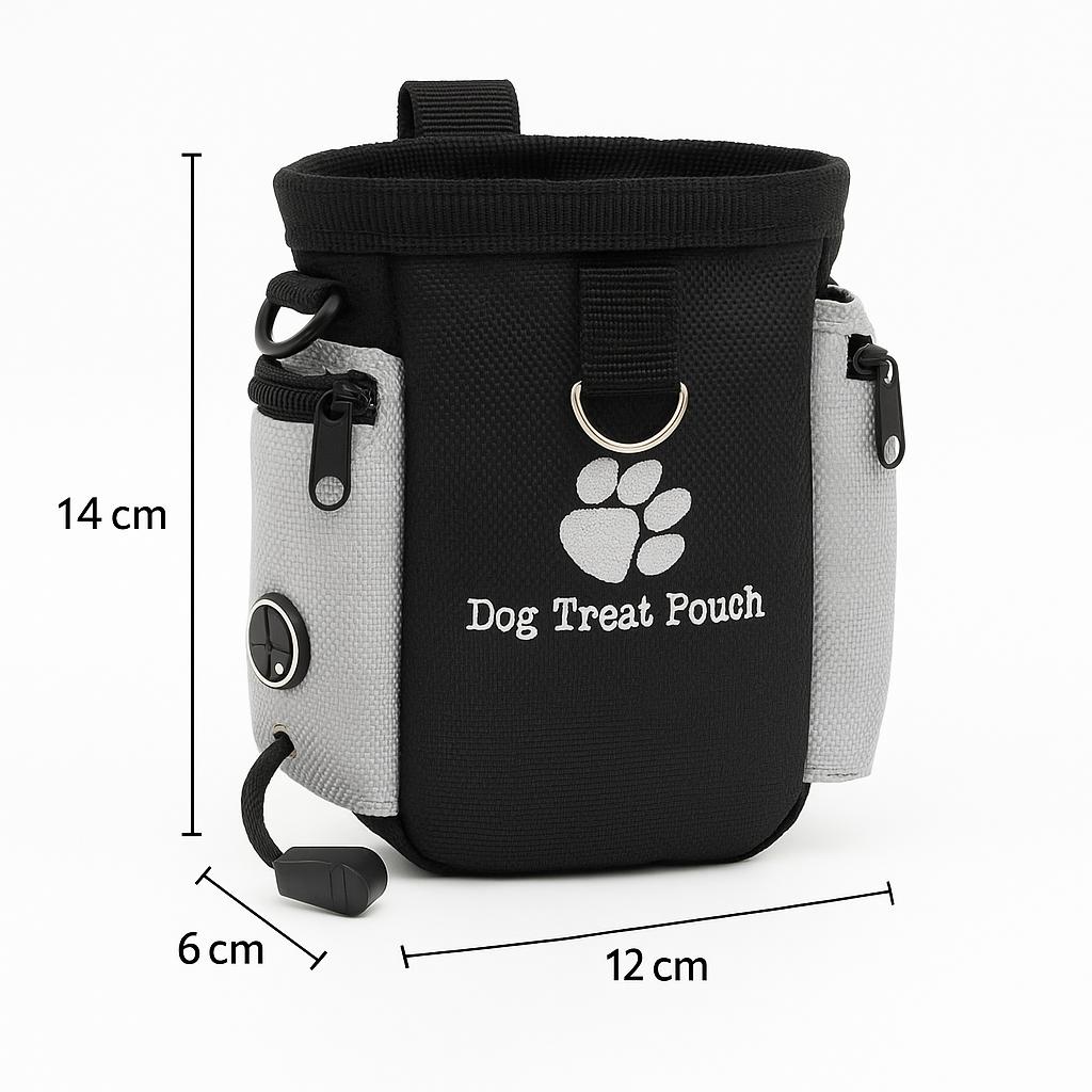 Hunde-Leckerli-Tasche mit integriertem Kotbeutelspender