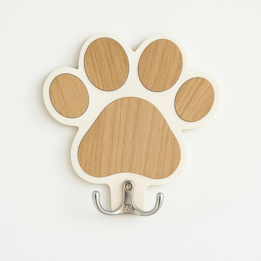 Wandhaken im Pfoten-Design