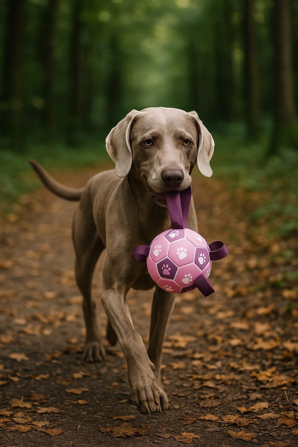 Hundespielball mit Seilen – Für Apportierspaß an Land & im Wasser