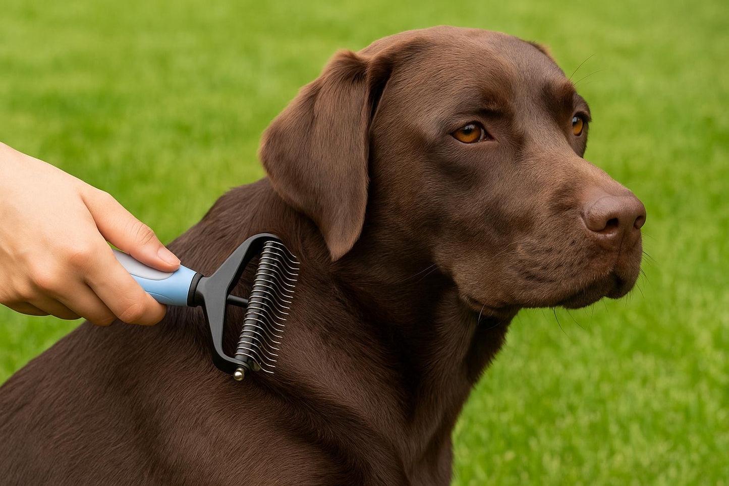 Unterwoll-Kamm für große und kleine Hunde