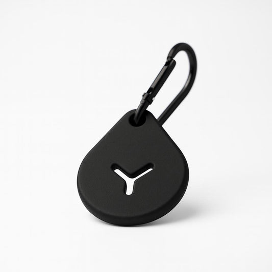 Hundekotbeutelhalter mit Clip & Spender – schwarz