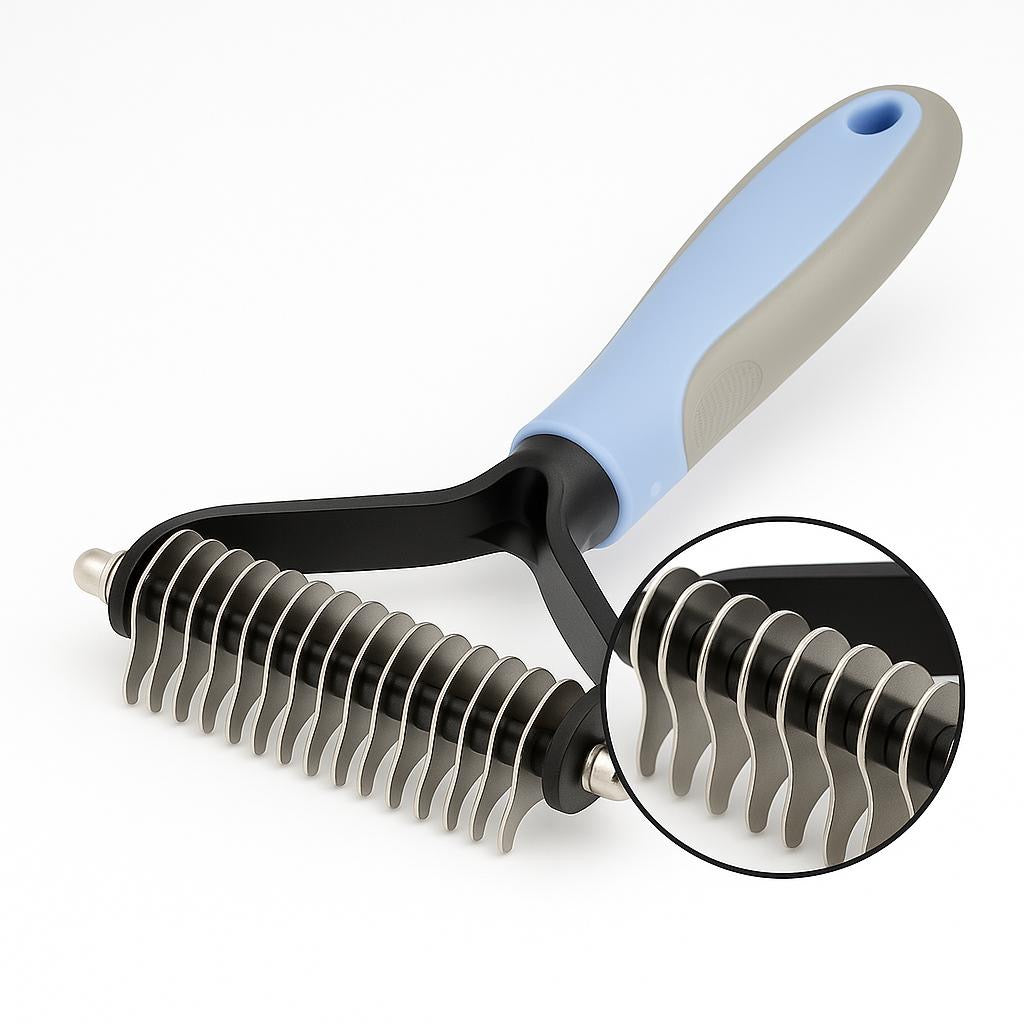 Unterwoll-Kamm für große und kleine Hunde