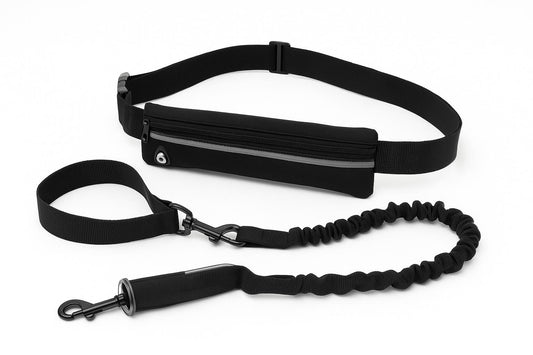 Hände-frei Hundeleine mit Bauchtasche – Ideal für Spaziergänge, Jogging & Outdoor-Aktivitäten