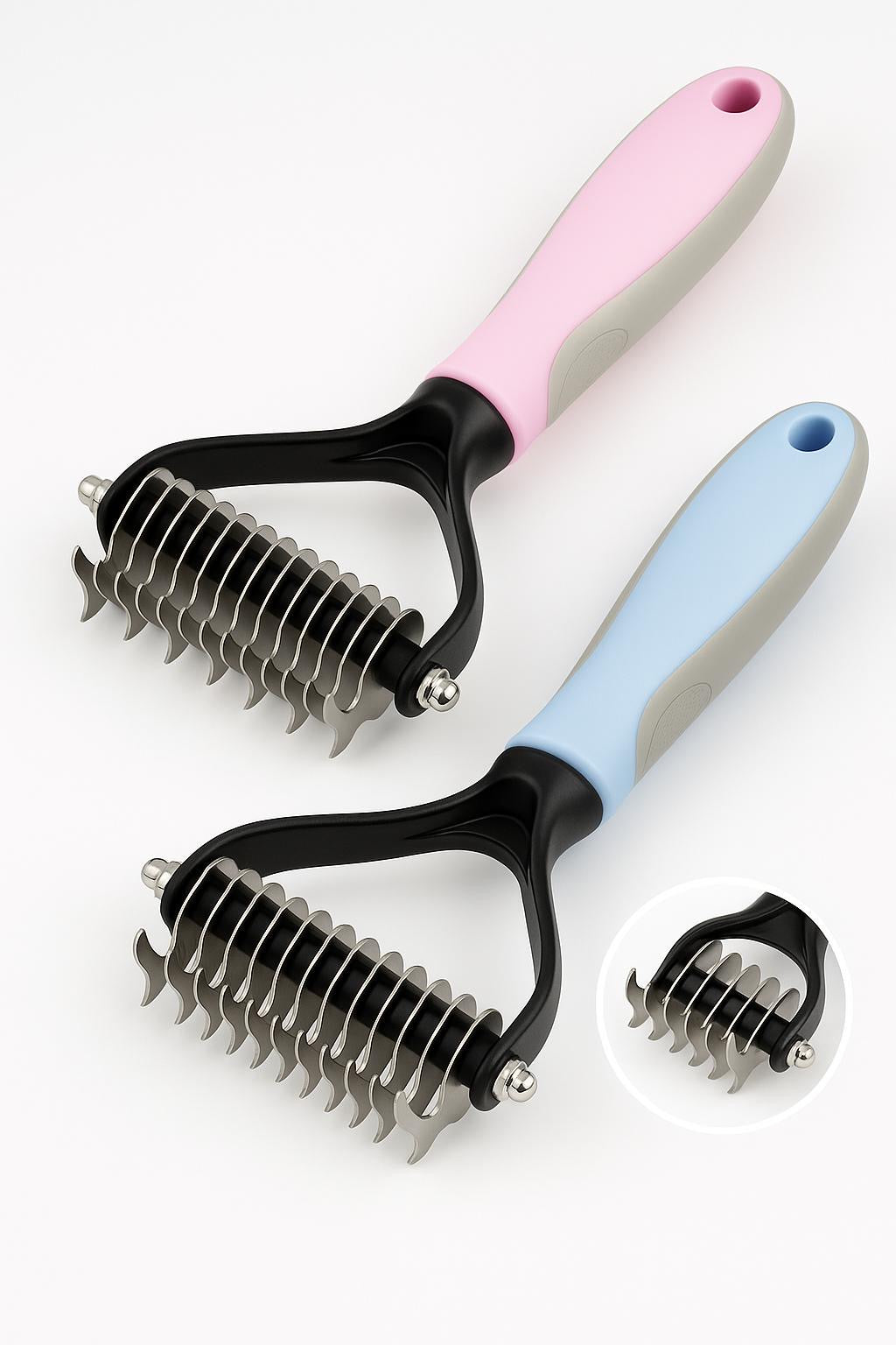 Unterwoll-Kamm für große und kleine Hunde