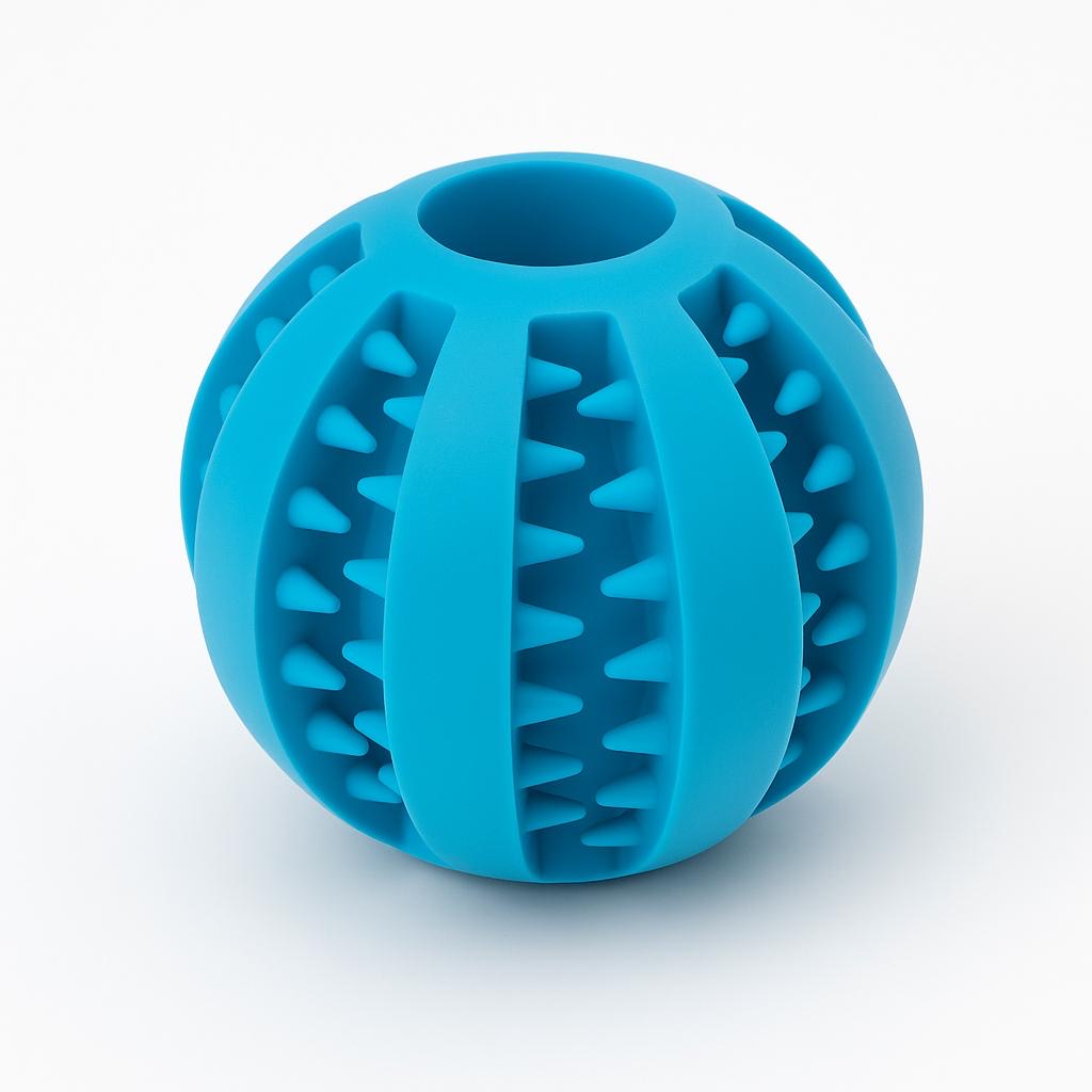 Kauspielball aus Naturkautschuk – Zahnpflege & Spielspaß