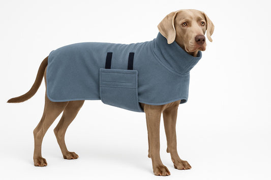 Ultra-saugfähiger Hundebademantel aus Mikrofaser