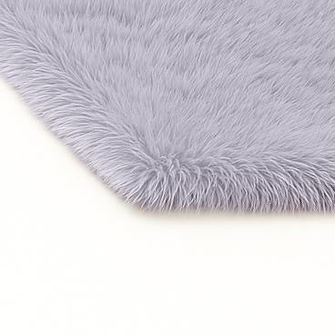 Plüsch-Hundematte / Hundebett – Grau