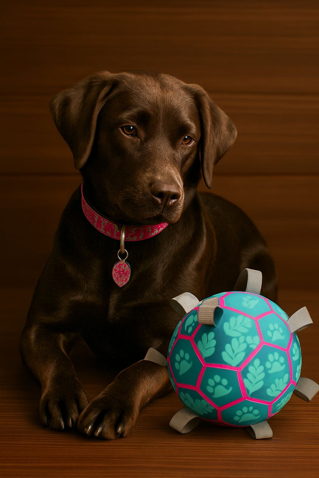 Hundespielball mit Seilen – Für Apportierspaß an Land & im Wasser