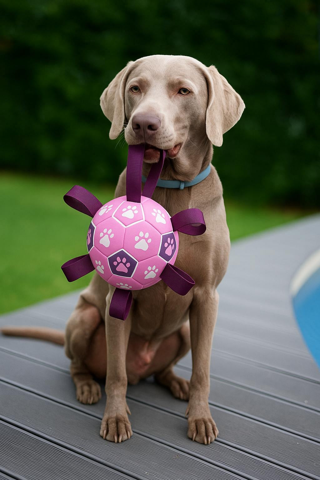 Hundespielball mit Seilen – Für Apportierspaß an Land & im Wasser