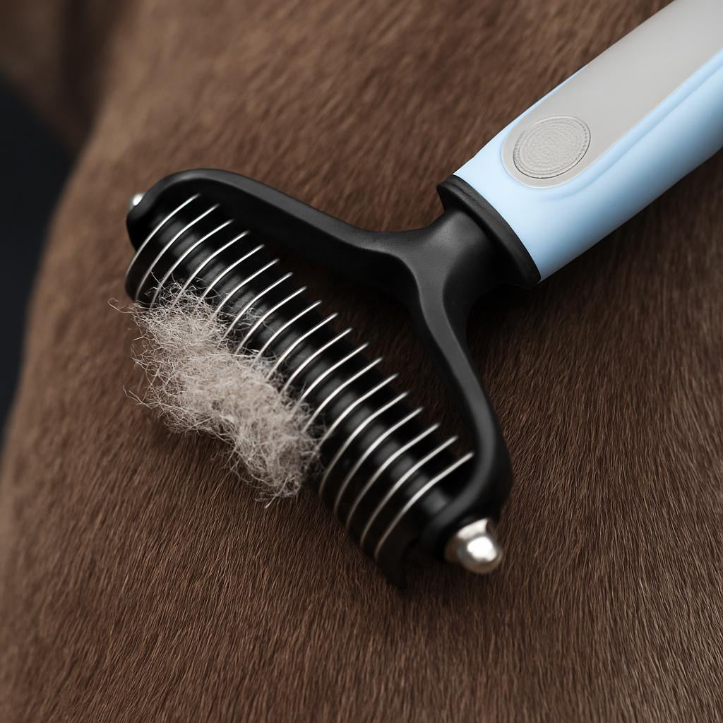 Unterwoll-Kamm für große und kleine Hunde