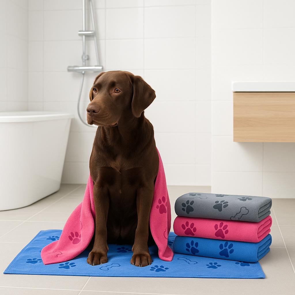 Super Saugfähiges Hundehandtuch – Weich, schnelltrocknend & praktisch
