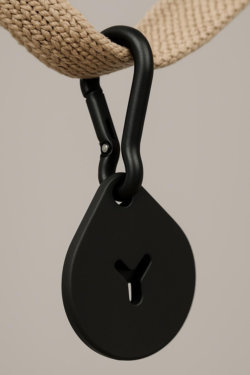 Hundekotbeutelhalter mit Clip & Spender – schwarz