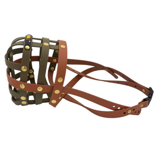 BUMAS Biothane Maulkorb für Holländischen Schäferhund