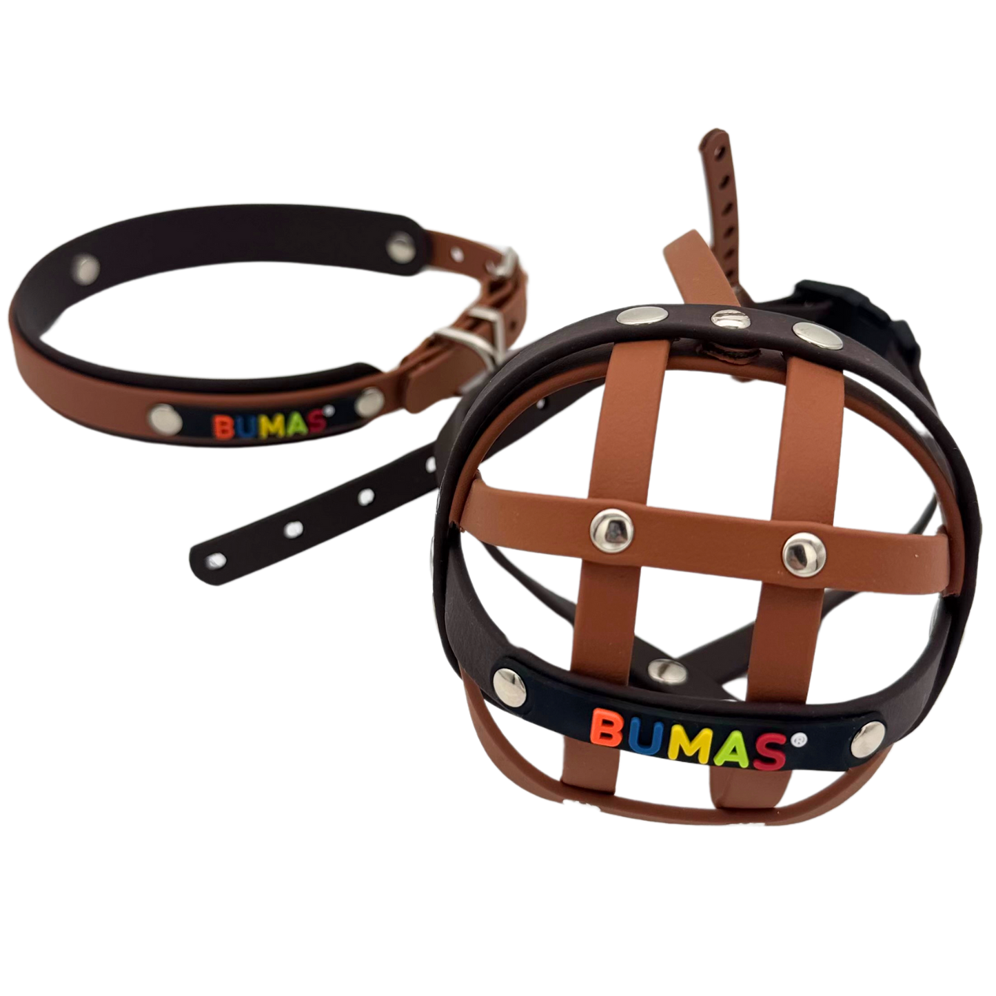 BUMAS Biothane Maulkorb für Boston Terrier