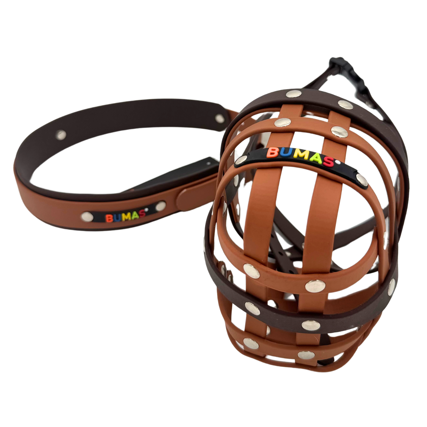 BUMAS Biothane Maulkorb für Berner Sennenhund