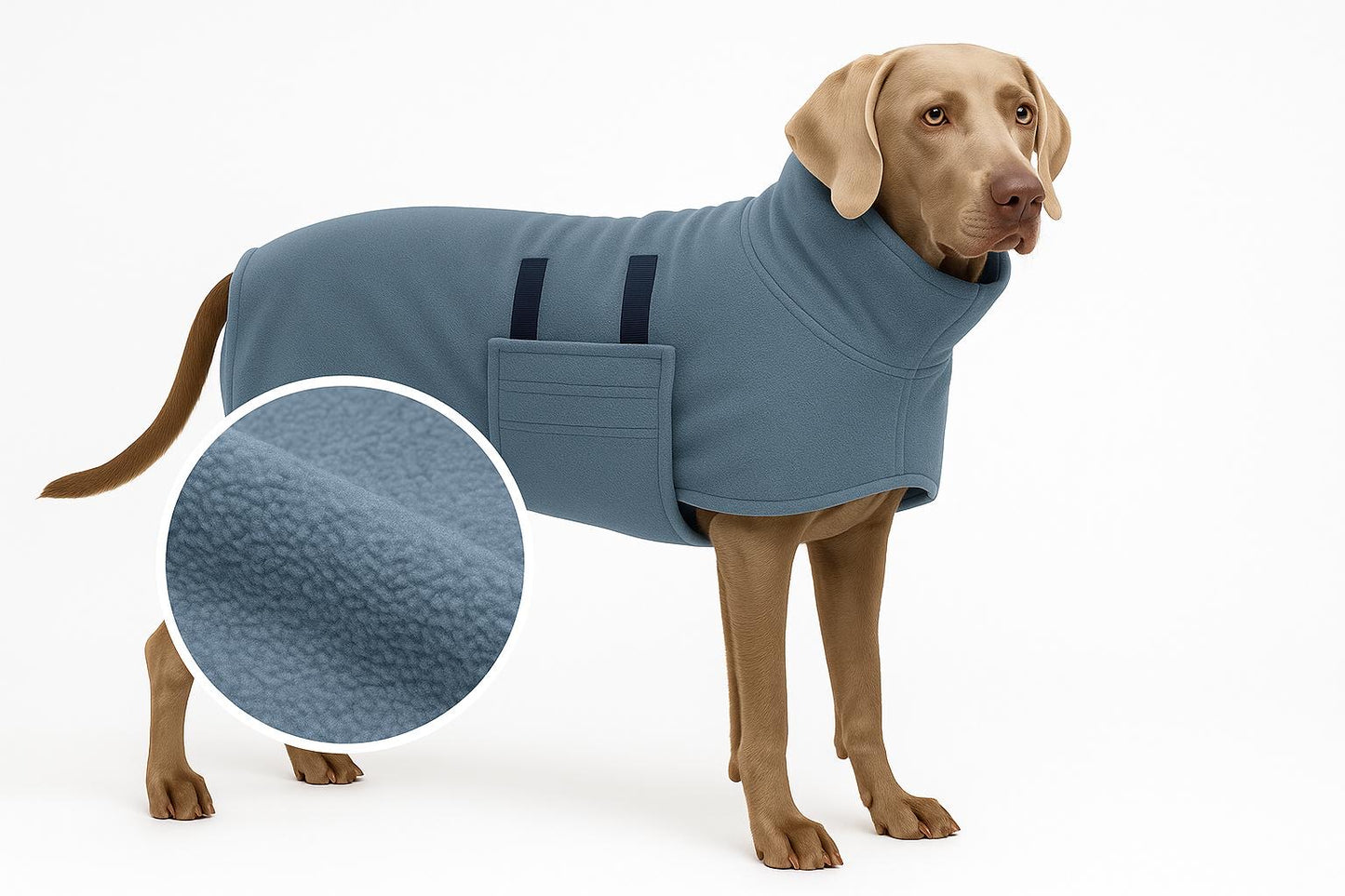 Ultra-saugfähiger Hundebademantel aus Mikrofaser