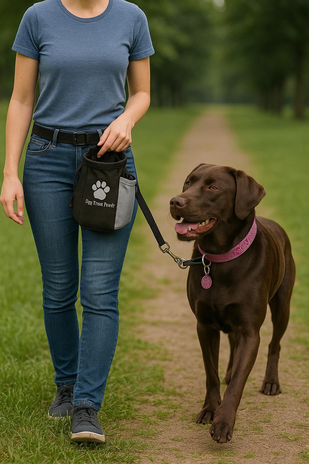 Hunde-Leckerli-Tasche mit integriertem Kotbeutelspender
