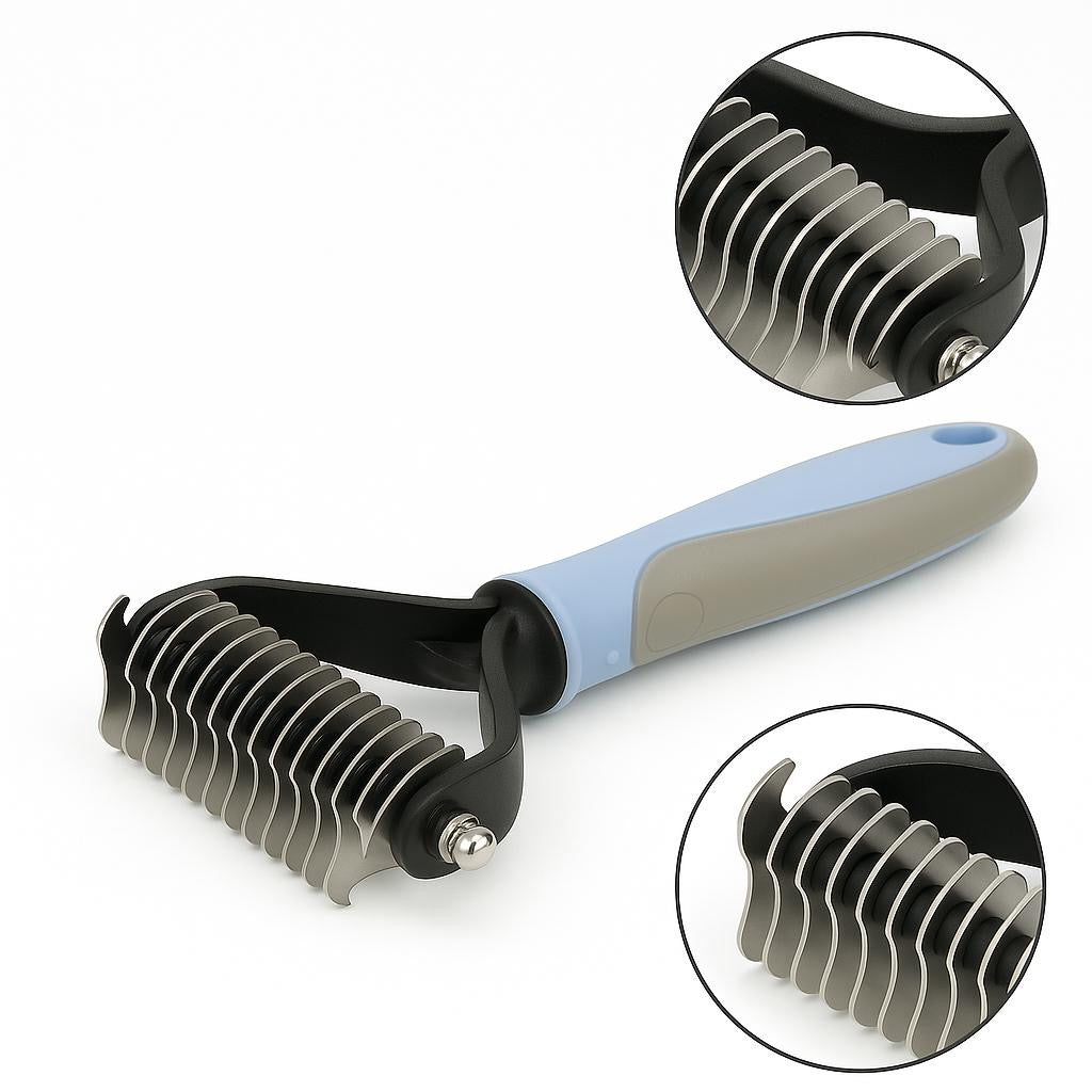 Unterwoll-Kamm für große und kleine Hunde