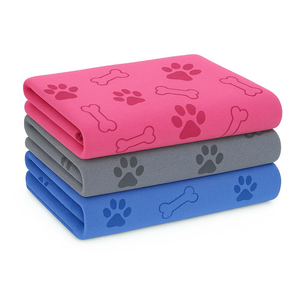 Super Saugfähiges Hundehandtuch – Weich, schnelltrocknend & praktisch