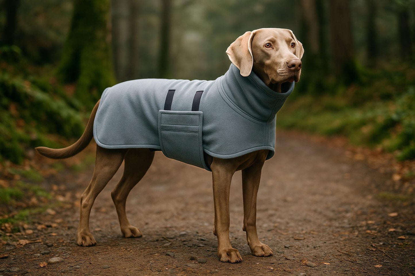 Ultra-saugfähiger Hundebademantel aus Mikrofaser