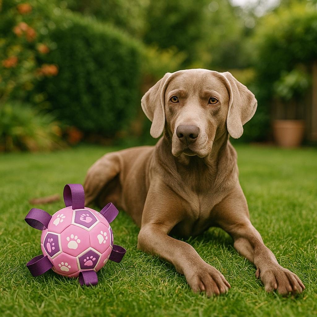 Hundespielball mit Seilen – Für Apportierspaß an Land & im Wasser