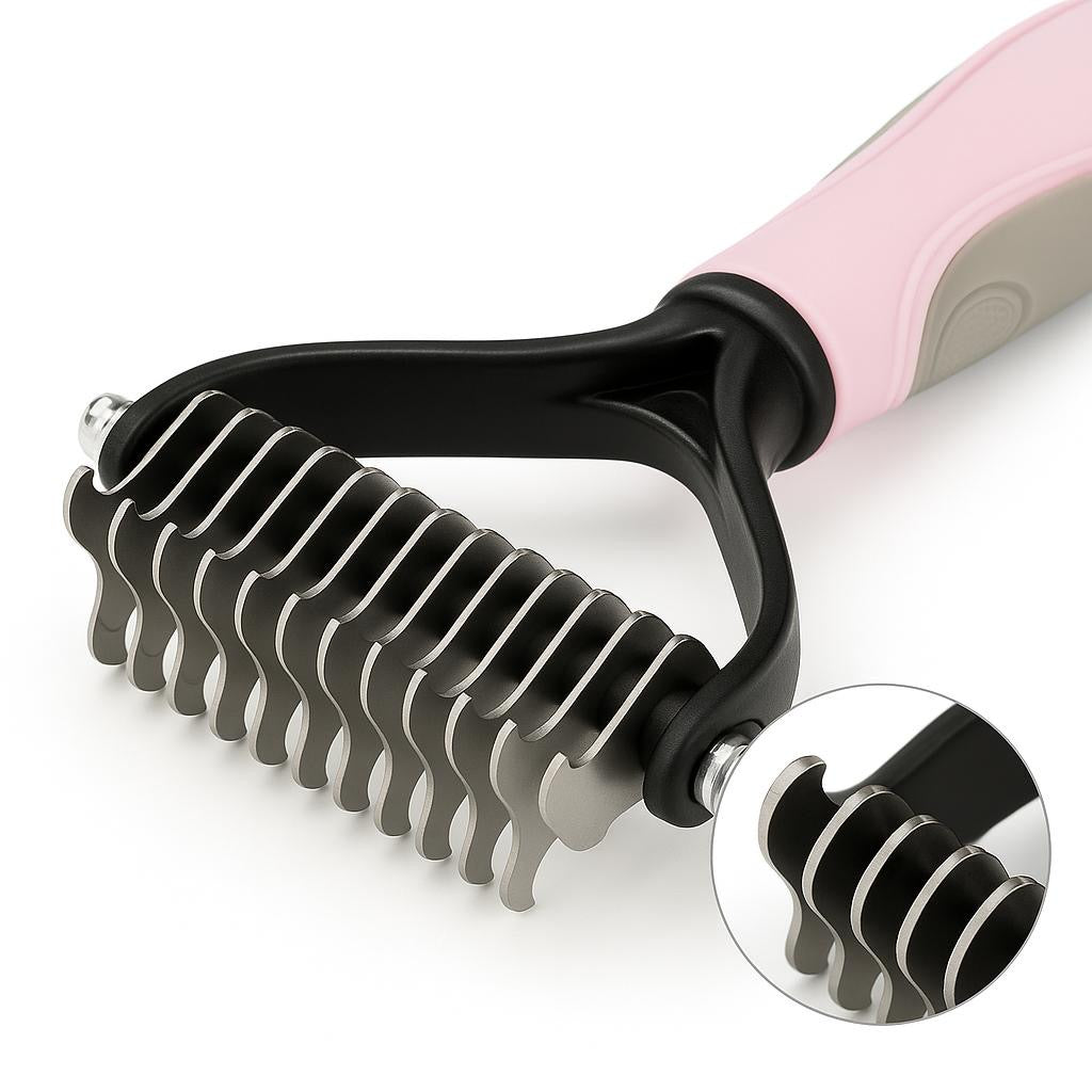 Unterwoll-Kamm für große und kleine Hunde