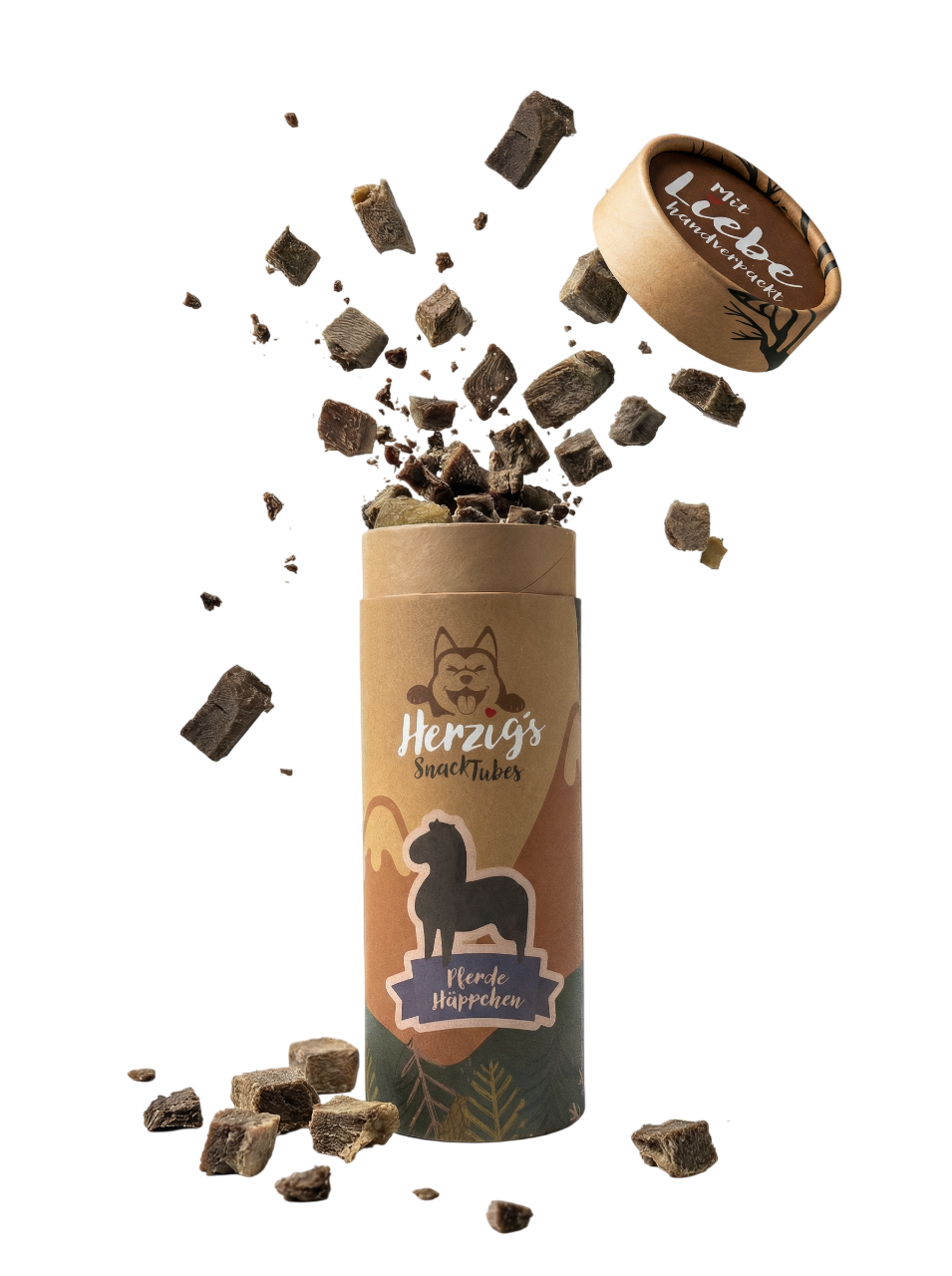Herzig's SnackTubes Pferdefleisch  Häppchen
