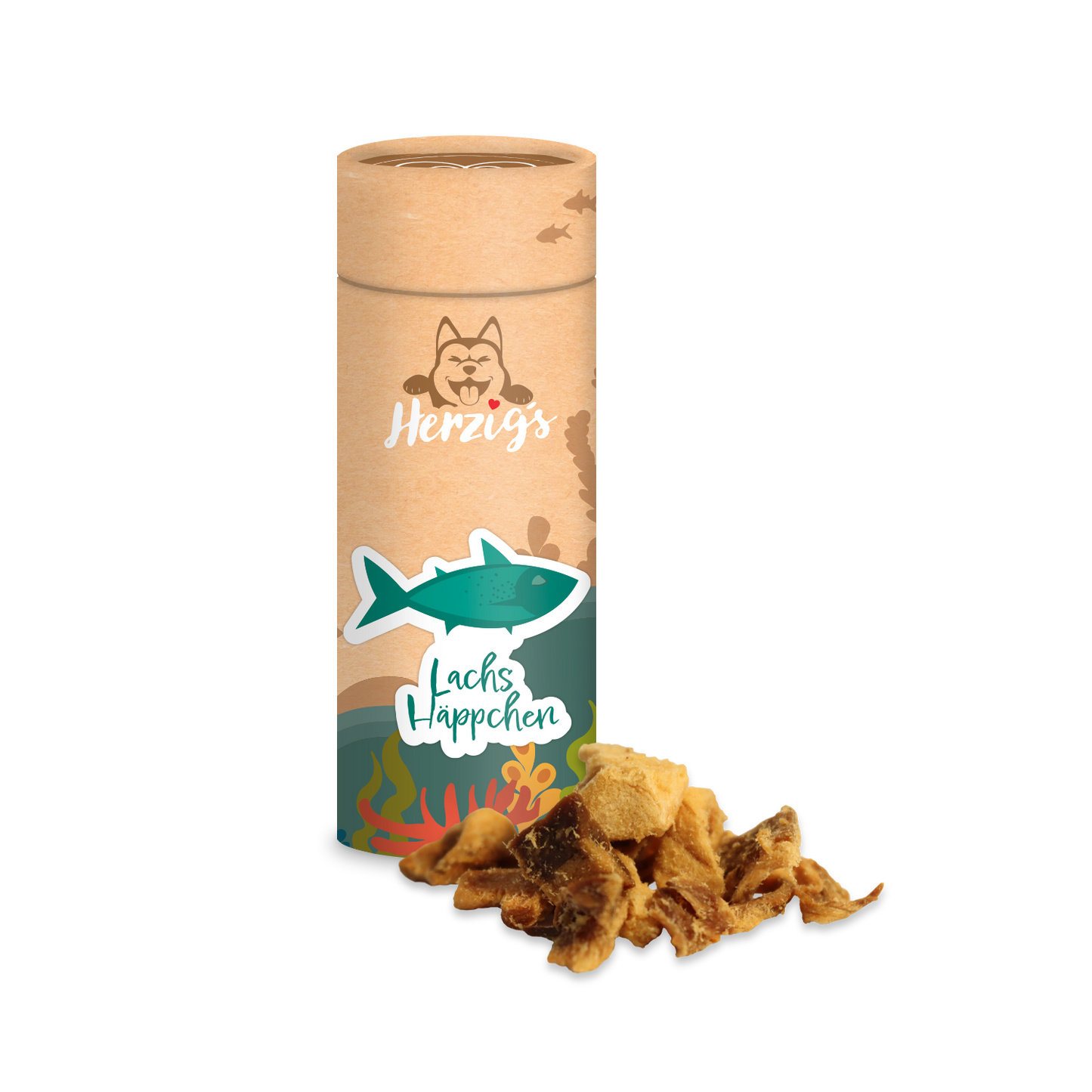 Herzig's SnackTubes Lachs Häppchen