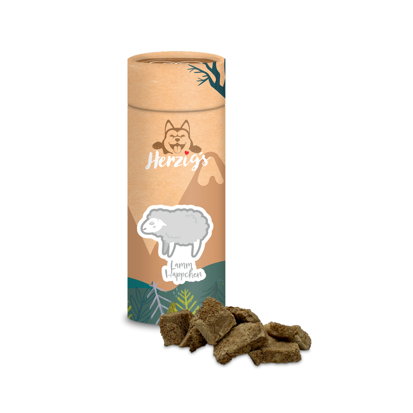 Herzig's SnackTubes Lammfleisch Häppchen