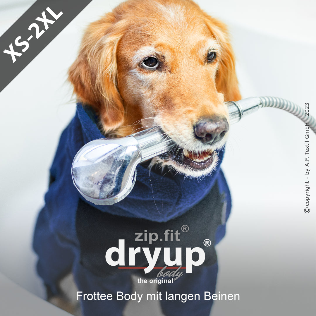 dryup® Body - Der original Hundebademantel als Body - XS-XXL