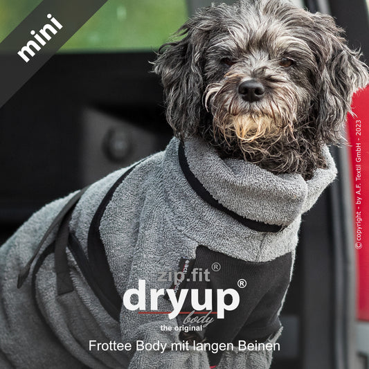 dryup® Body - Der original Hundebademantel als Body - mini