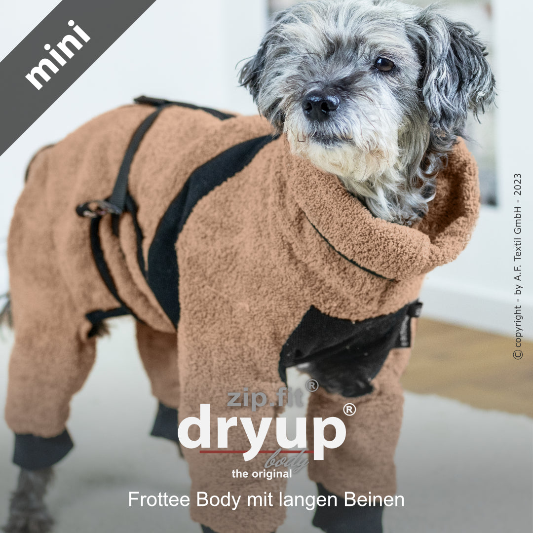 dryup® Body - Der original Hundebademantel als Body - mini