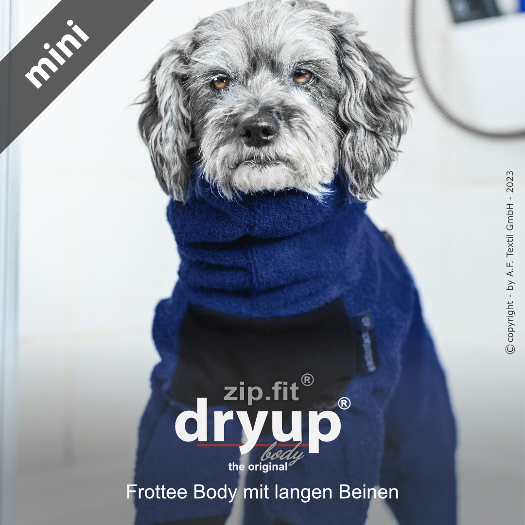 dryup® Body - Der original Hundebademantel als Body - mini