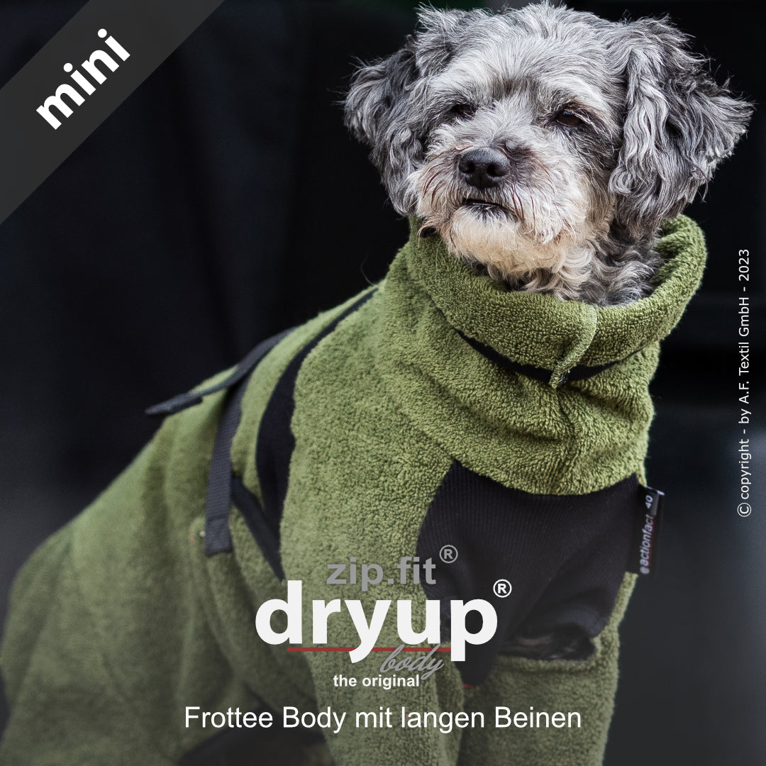 dryup® Body - Der original Hundebademantel als Body - mini