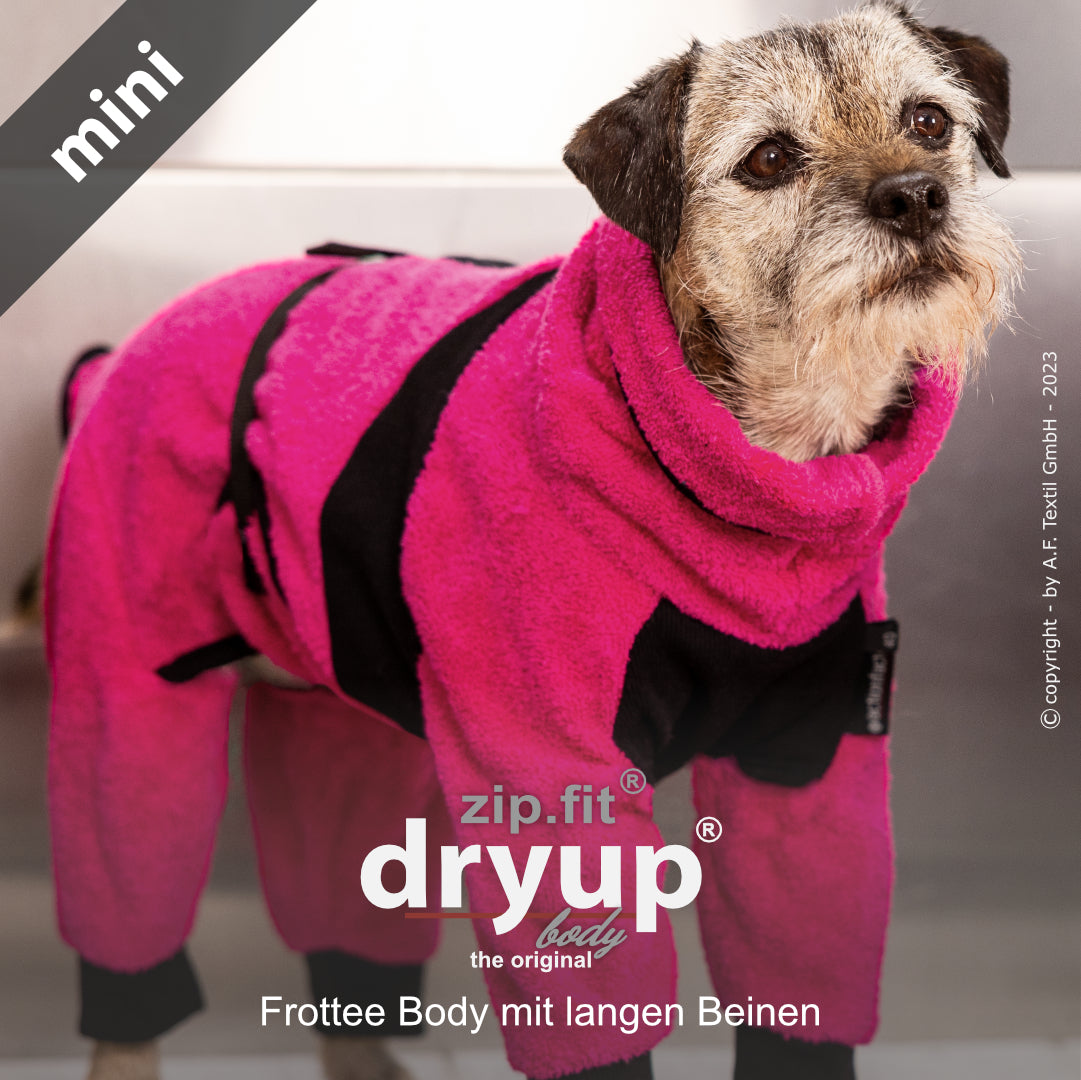 dryup® Body - Der original Hundebademantel als Body - mini