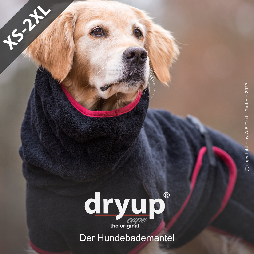 dryup® cape - Der original Hundebademantel - XS-XXL