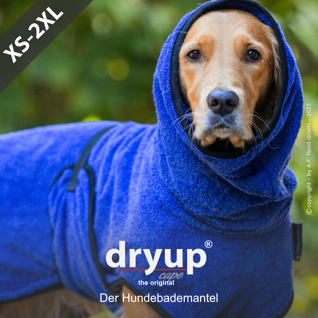 dryup® cape - Der original Hundebademantel - XS-XXL