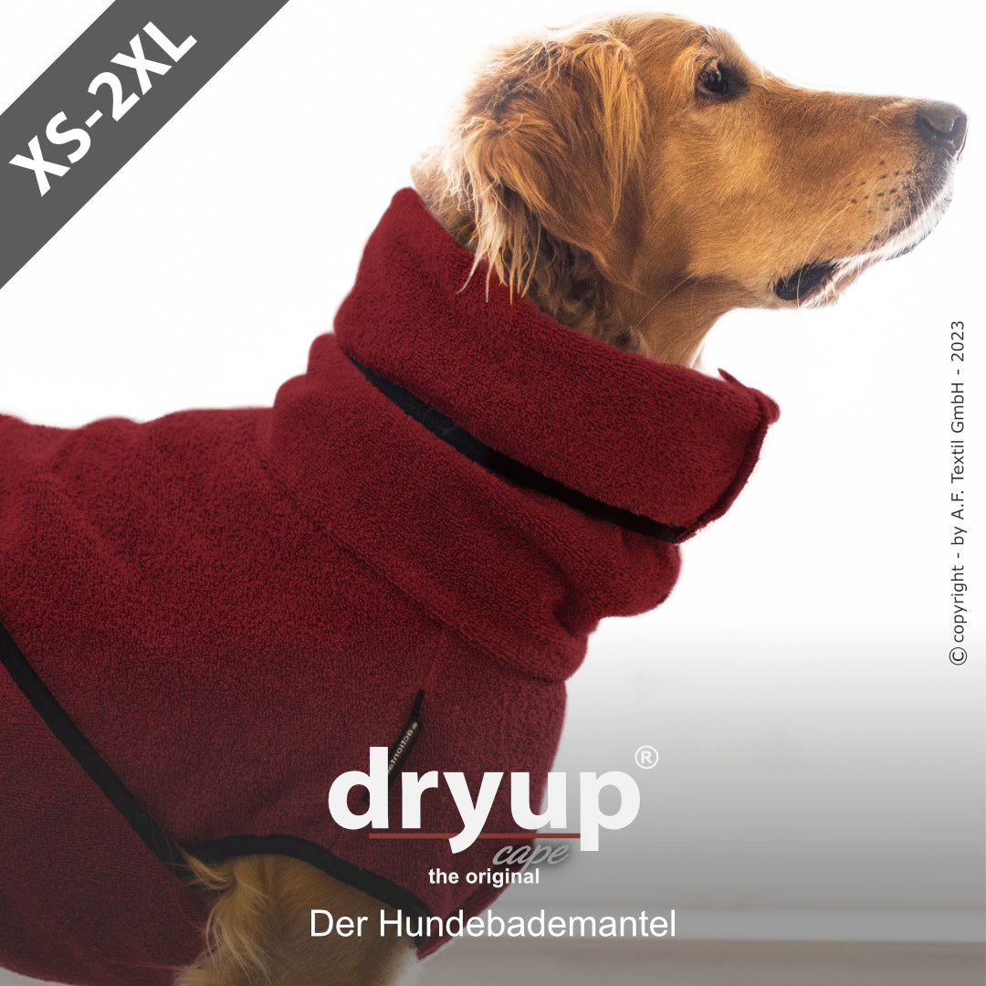 dryup® cape - Der original Hundebademantel - XS-XXL