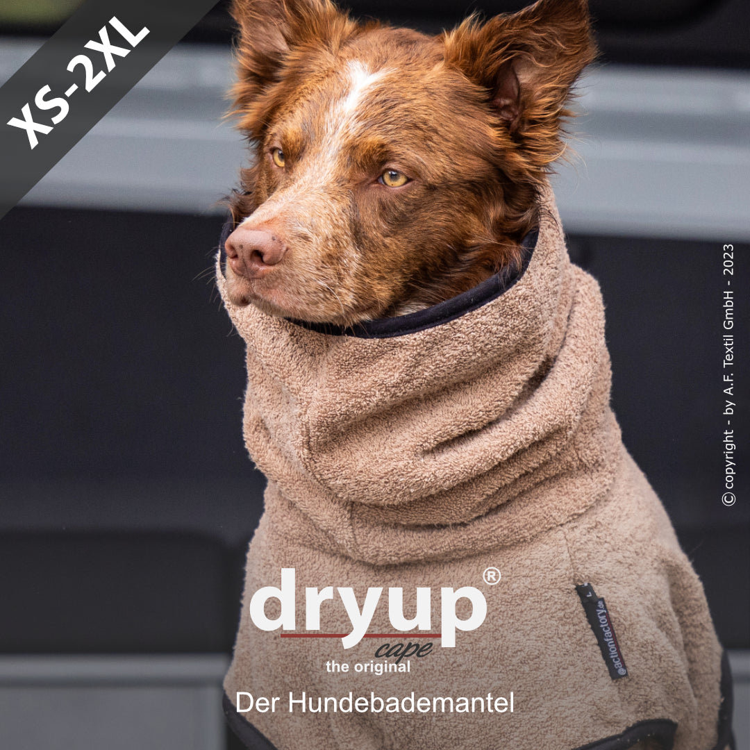 dryup® cape - Der original Hundebademantel - XS-XXL