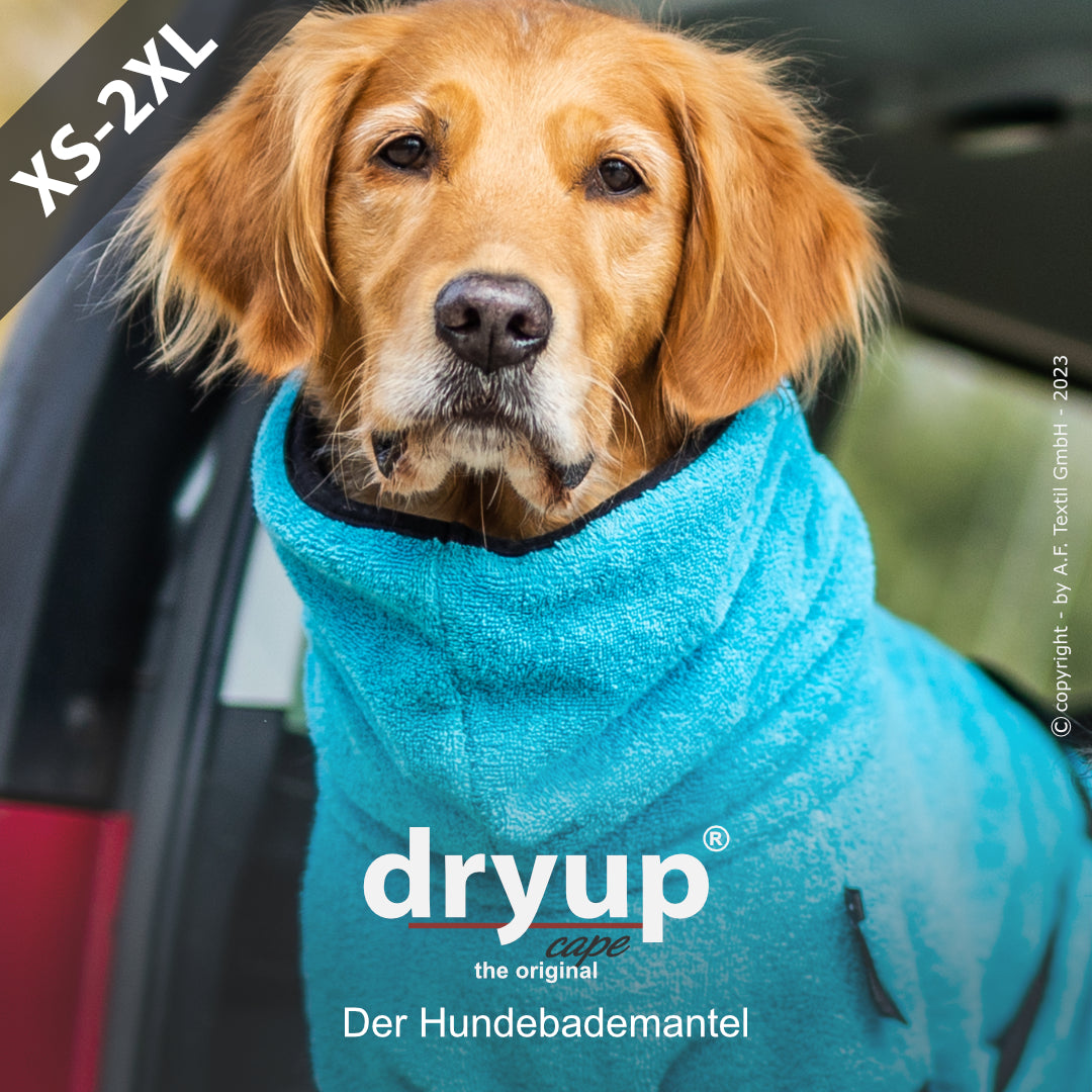 dryup® cape - Der original Hundebademantel - XS-XXL