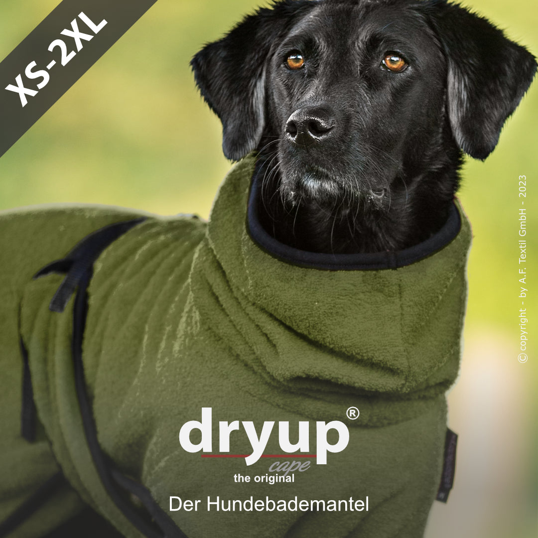 dryup® cape - Der original Hundebademantel - XS-XXL