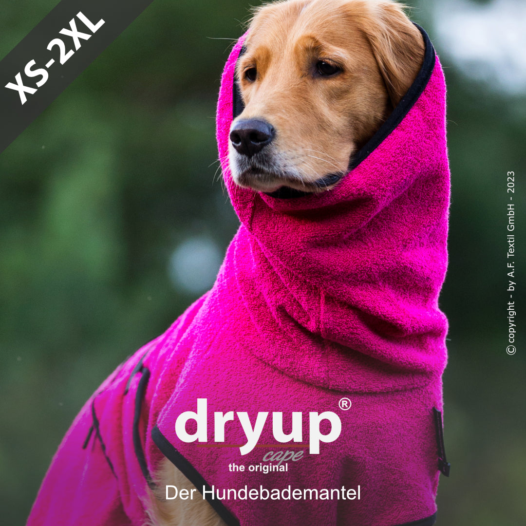 dryup® cape - Der original Hundebademantel - XS-XXL