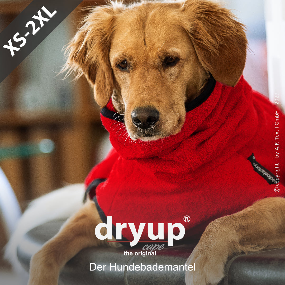dryup® cape - Der original Hundebademantel - XS-XXL