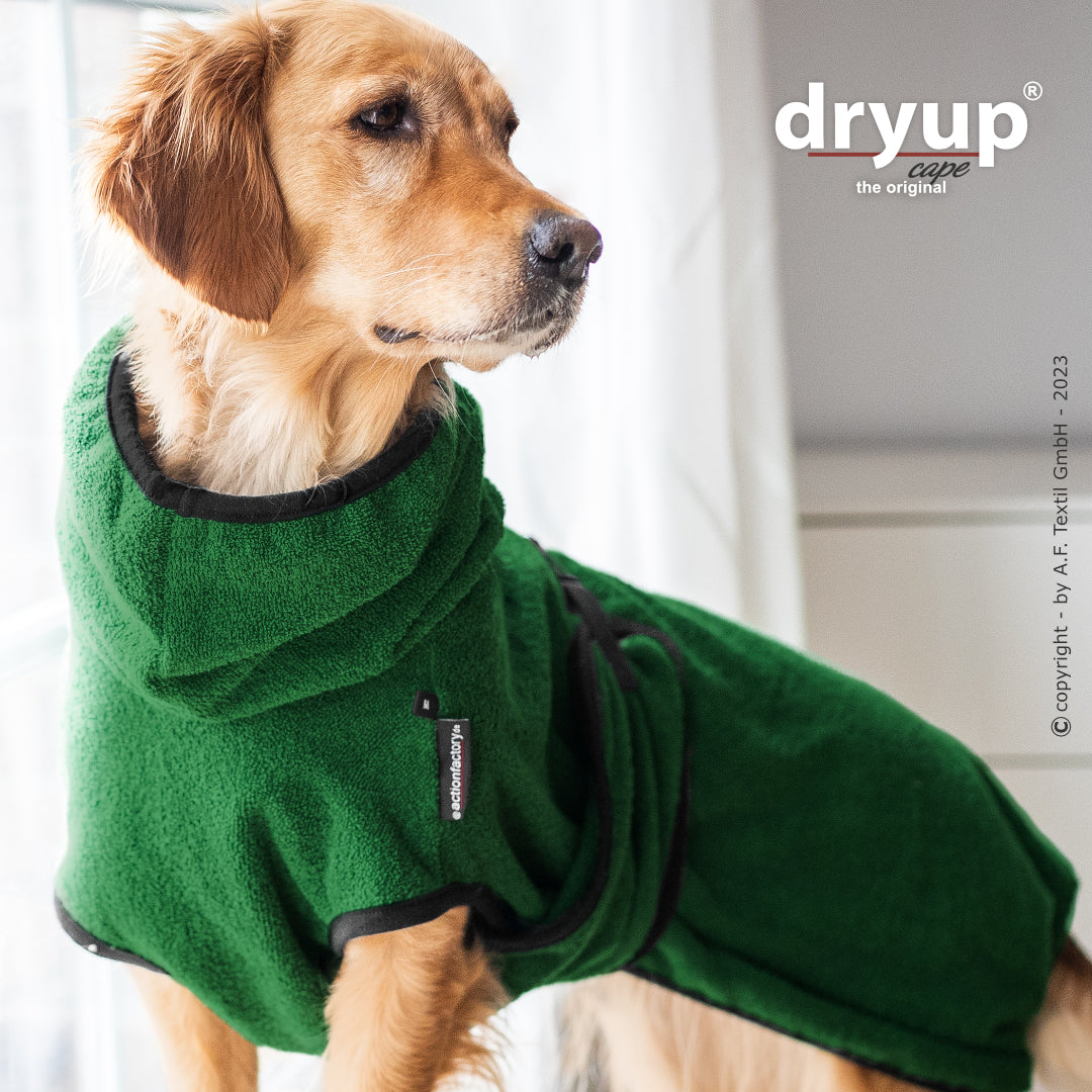 dryup® cape - Der original Hundebademantel - XS-XXL
